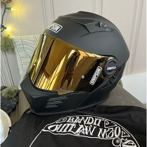 Simpson XS Motorcycle helmet, barely worn